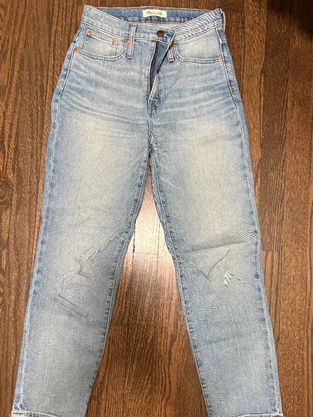 Madewell Classic Straight Jean, Size 26